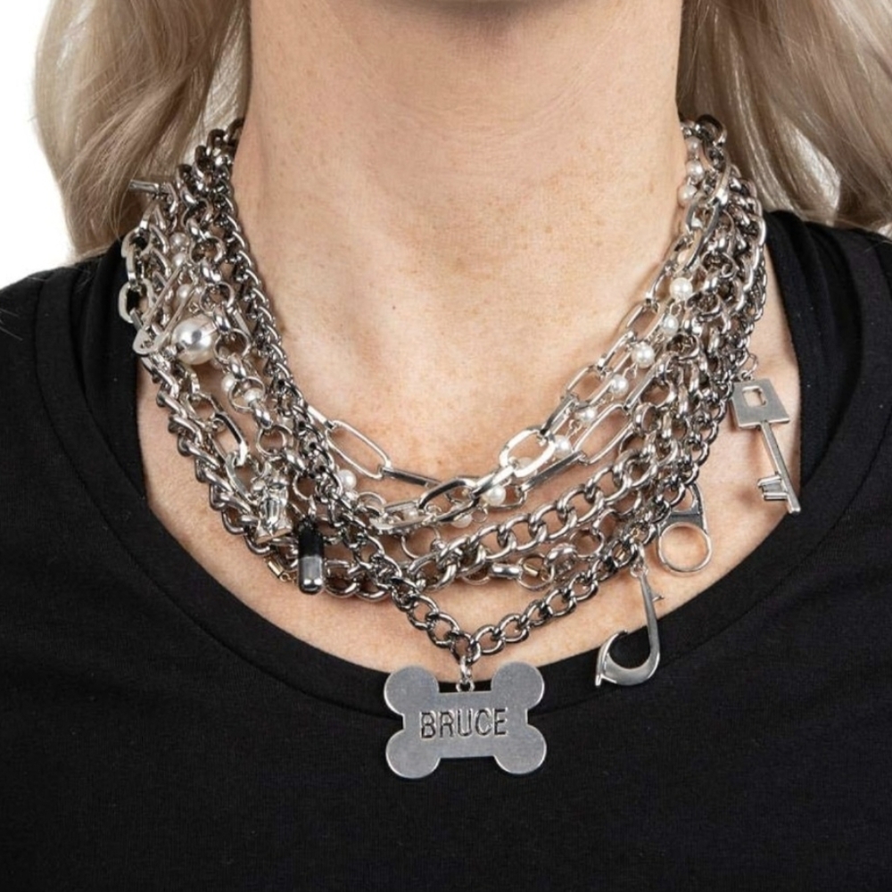 Limited Addition Harlequin  choker, multi-charm necklace.  Cosplay jewelry